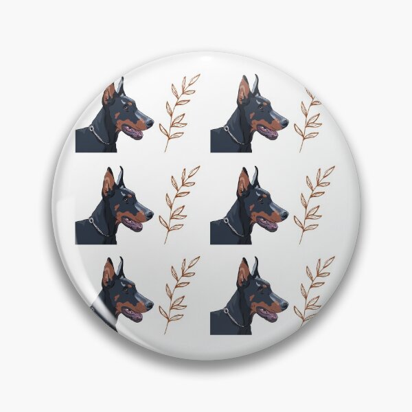 Artikelvorschau, Dobermann-Pinscher-Hundemuster entworfen und verkauft von Maful.