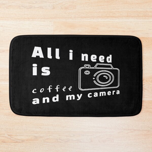 Item preview, All i need is coffee and my camera. designed and sold by Cherish8257.
