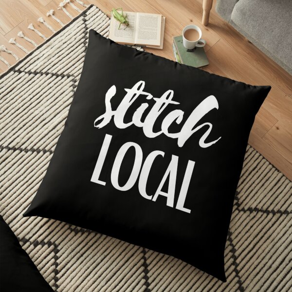 Stitch Local | Crochet Floor Pillow
