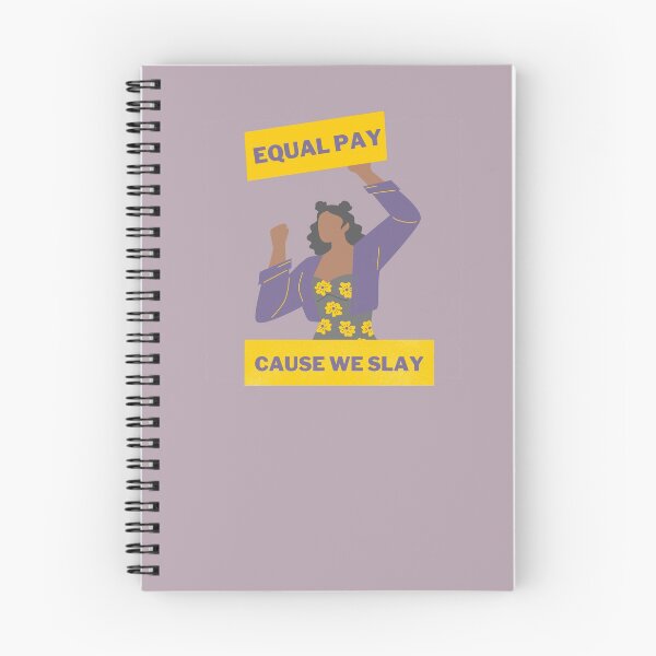 Item preview, Equal Pay Cause We Slay, Purple - Women's Rights Slogan designed and sold by Teetee94.