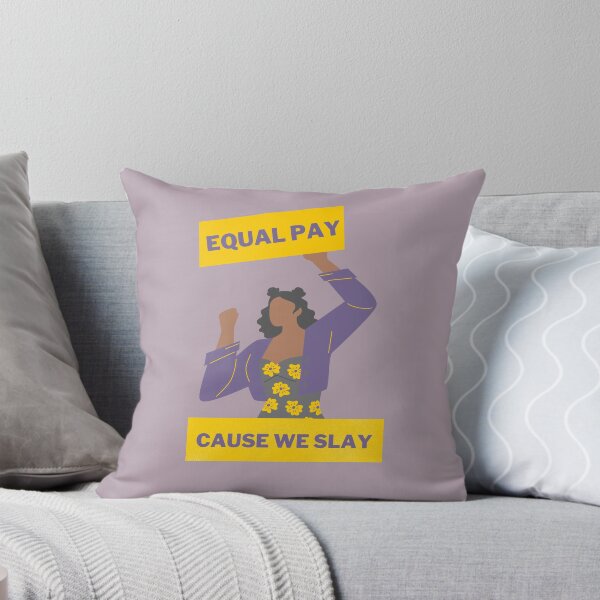 Item preview, Equal Pay Cause We Slay, Purple - Women's Rights Slogan designed and sold by Teetee94.