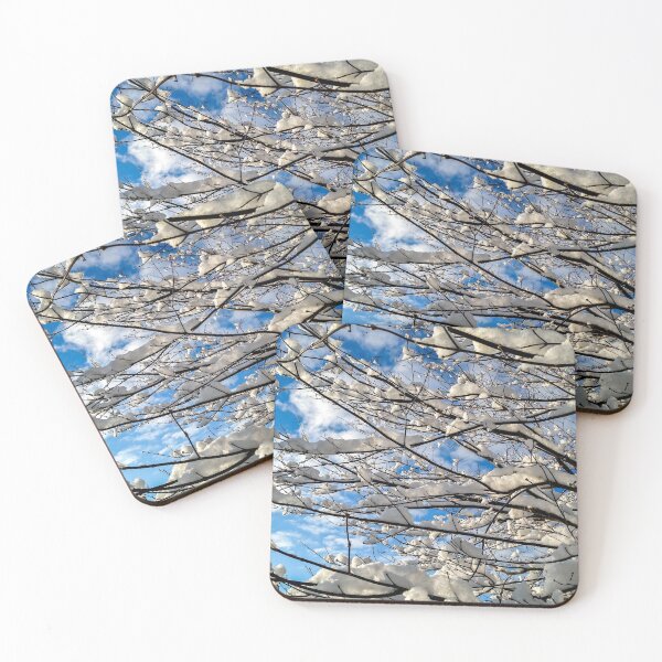 Item preview, Fresh snow on tree branches designed and sold by Priapulida.