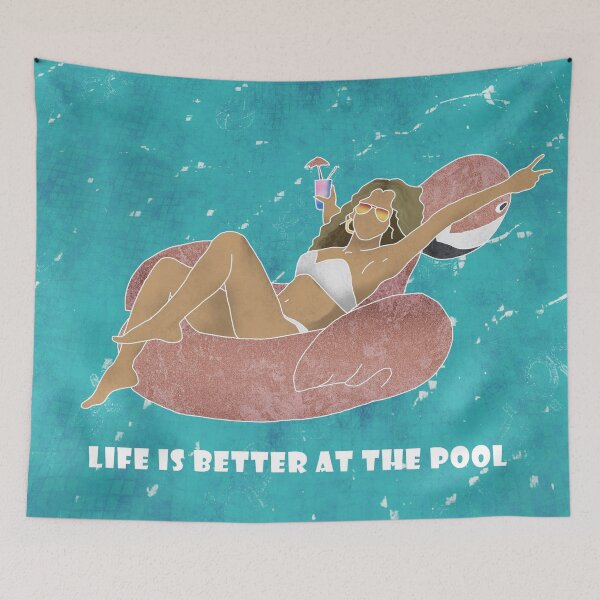 Item preview, Life is better at the pool! designed and sold by traveltheory.