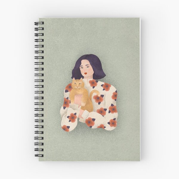 Item preview, Girl and her Ginger Cat designed and sold by vrandesign.