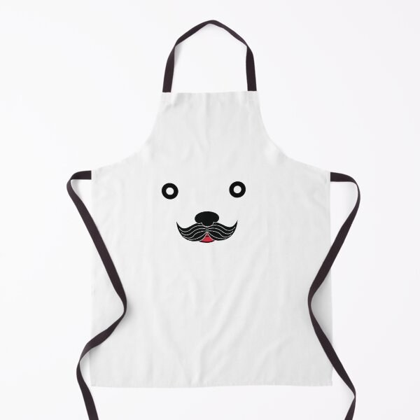 Item preview, ghost with mustache designed and sold by ABcreating.