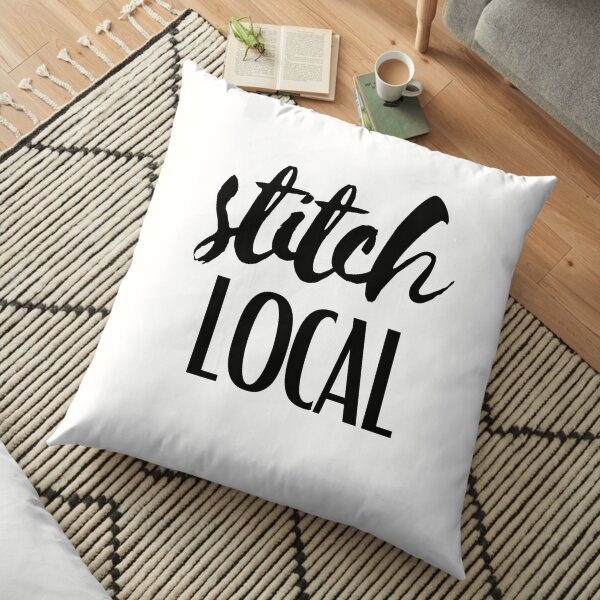 Stitch Local | Crochet Floor Pillow