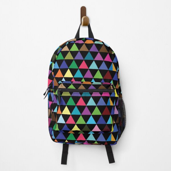 Item preview, Cool Multi-color and Black Triangle Geometric Pattern designed and sold by GlamOvira.