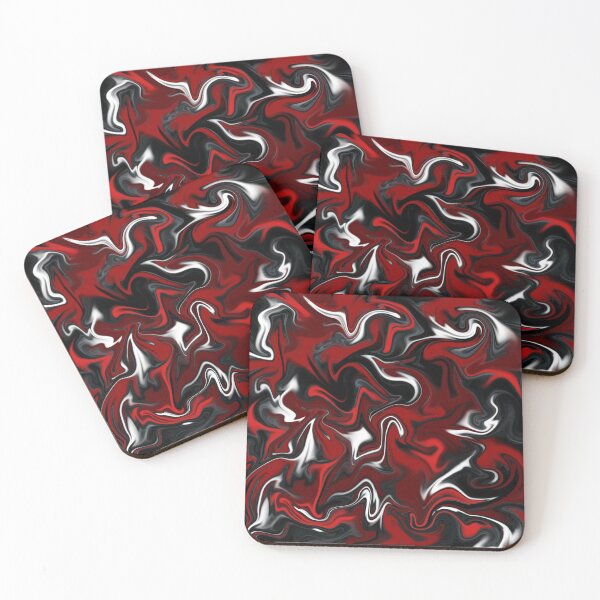 Item preview, Black and Red Marble designed and sold by ana-luisa-gorey.
