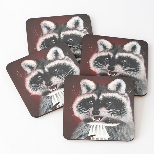 Item preview, Super fancy raccoon designed and sold by HellAngelVero.