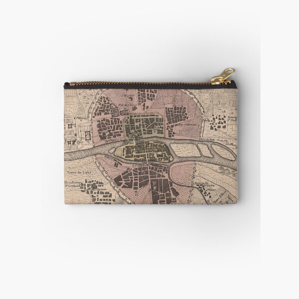 Item preview, Old Paris France Map (1869) Vintage French Capital City & Street Atlas designed and sold by BravuraMedia.