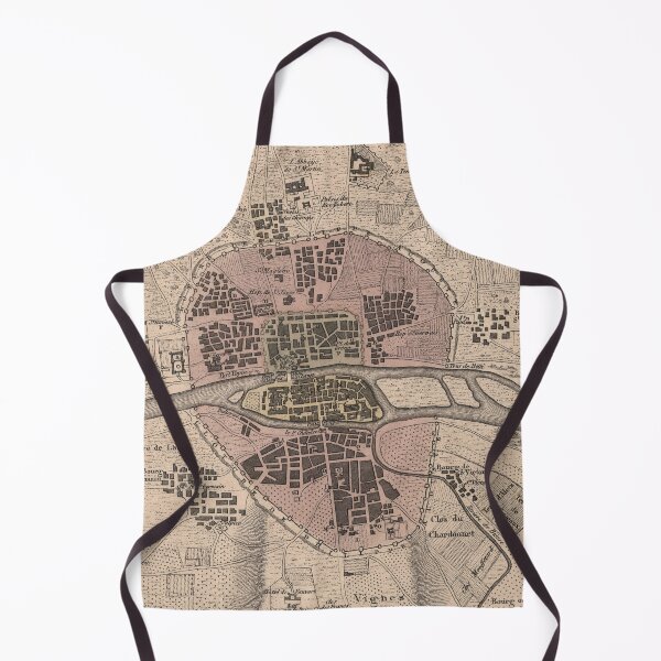 Item preview, Old Paris France Map (1869) Vintage French Capital City & Street Atlas designed and sold by BravuraMedia.