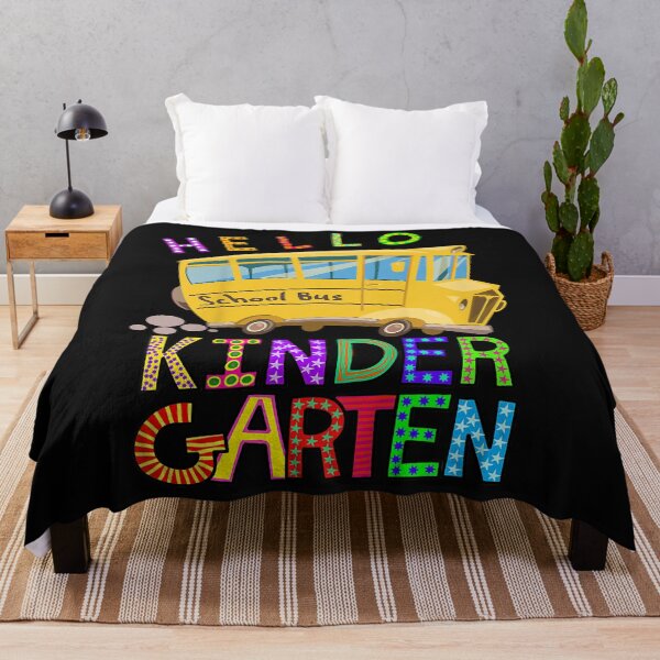 Item preview, Kids First Day of Kindergarten Here I Come Back to School Bus designed and sold by linettemauso.