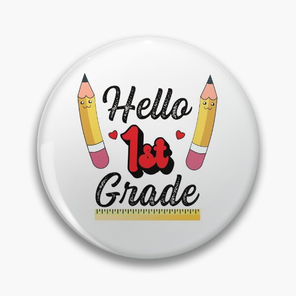 Item preview, Hello 1st Grade Back to School Design for Teacher or Kids designed and sold by ZzCorezZ.