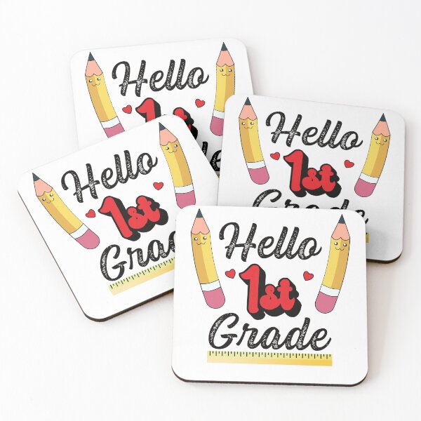Item preview, Hello 1st Grade Back to School Design for Teacher or Kids designed and sold by ZzCorezZ.