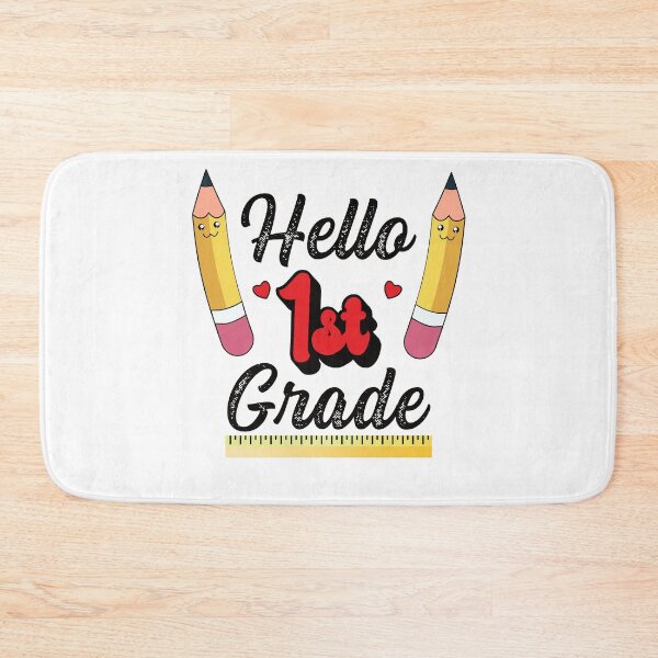 Item preview, Hello 1st Grade Back to School Design for Teacher or Kids designed and sold by ZzCorezZ.