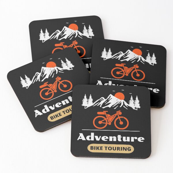 Item preview, Bikepacking Cyclists Gravel Bike Bicycle Mountains designed and sold by CuteDesigns1.