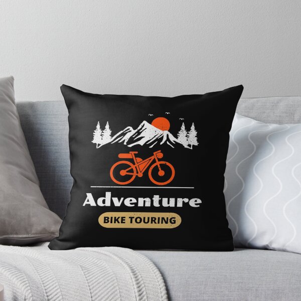 Item preview, Bikepacking Cyclists Gravel Bike Bicycle Mountains designed and sold by CuteDesigns1.