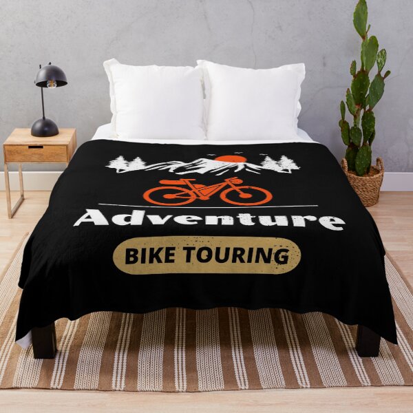 Item preview, Bikepacking Cyclists Gravel Bike Bicycle Mountains designed and sold by CuteDesigns1.