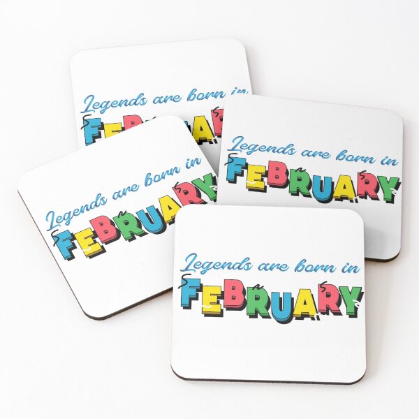 Item preview, Legends are born in February designed and sold by ElenaDanilo.