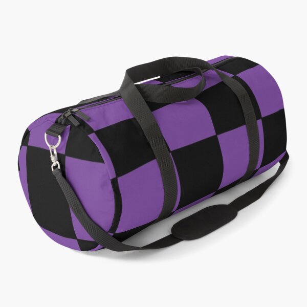 Item preview, Hand Drawn Checkerboard Pattern (purple/black) designed and sold by Design Minds Boutique.