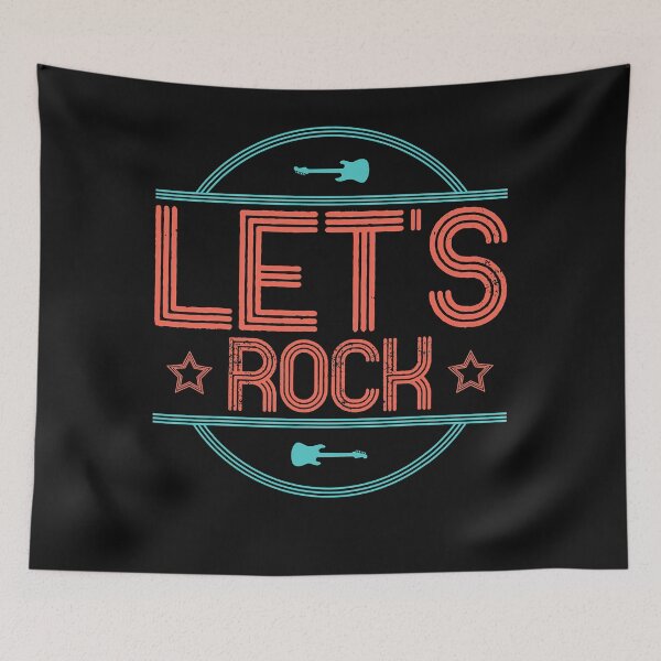 Item preview, Lets Rock Rock _ Roll Guitar Player Vintage Rock and Roll  designed and sold by linettemauso.