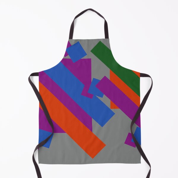 Item preview, Hand crafted pattern design green violet orange on grey designed and sold by CyberArt Designers.