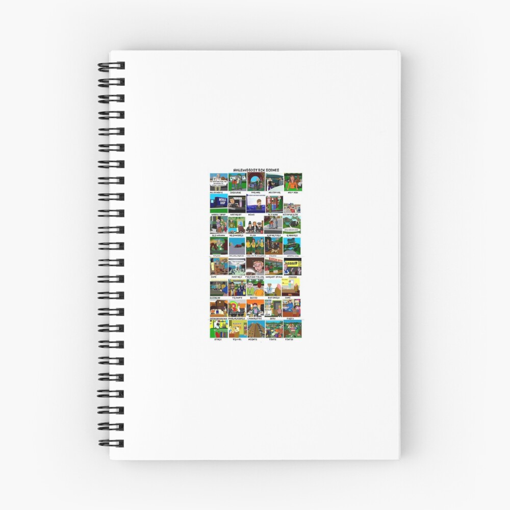 Item preview, Spiral Notebook designed and sold by Funkybones.