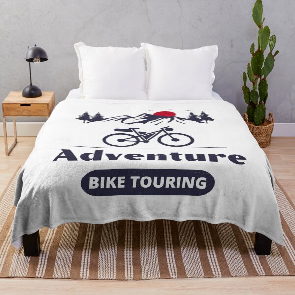 Item preview, Bikepacking Cyclists Gravel Bike Bicycle Mountains designed and sold by CuteDesigns1.