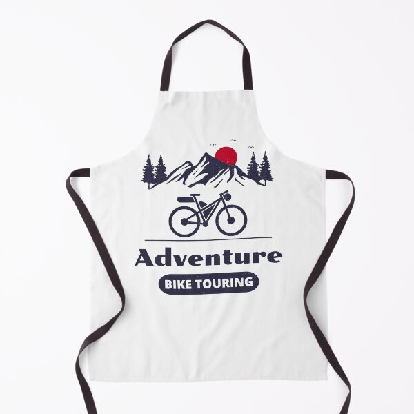 Item preview, Bikepacking Cyclists Gravel Bike Bicycle Mountains designed and sold by CuteDesigns1.