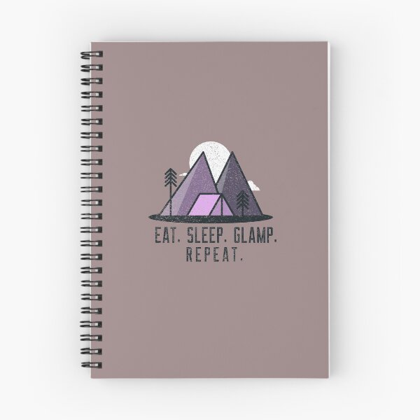 Item preview, Eat Sleep Glamp Repeat designed and sold by CactusFamily.
