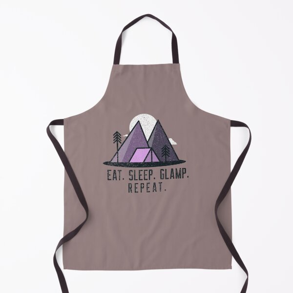 Item preview, Eat Sleep Glamp Repeat designed and sold by CactusFamily.