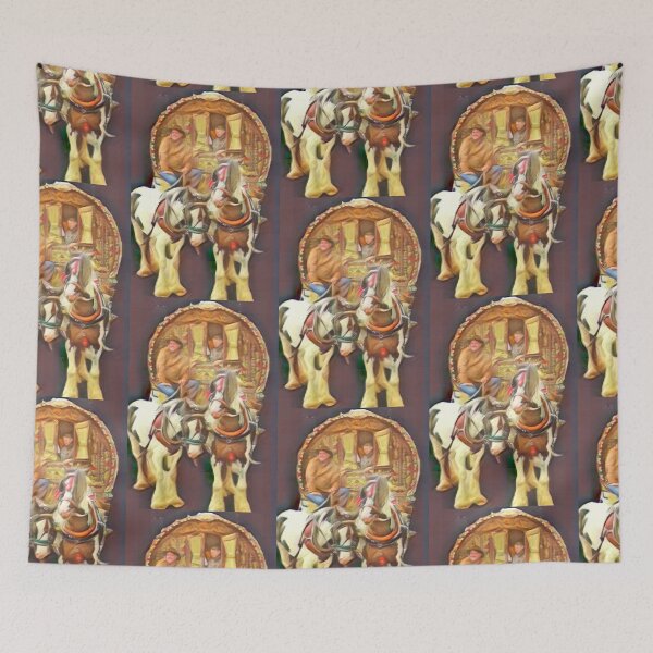 Item preview, gypsy caravan, appleby horse fair designed and sold by amy greaves.