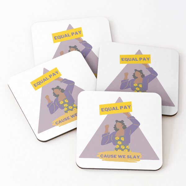 Item preview, Equal Pay Cause We Slay Triangle Design - Women's Rights Slogan designed and sold by Teetee94.