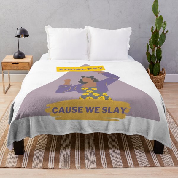 Item preview, Equal Pay Cause We Slay Triangle Design - Women's Rights Slogan designed and sold by Teetee94.