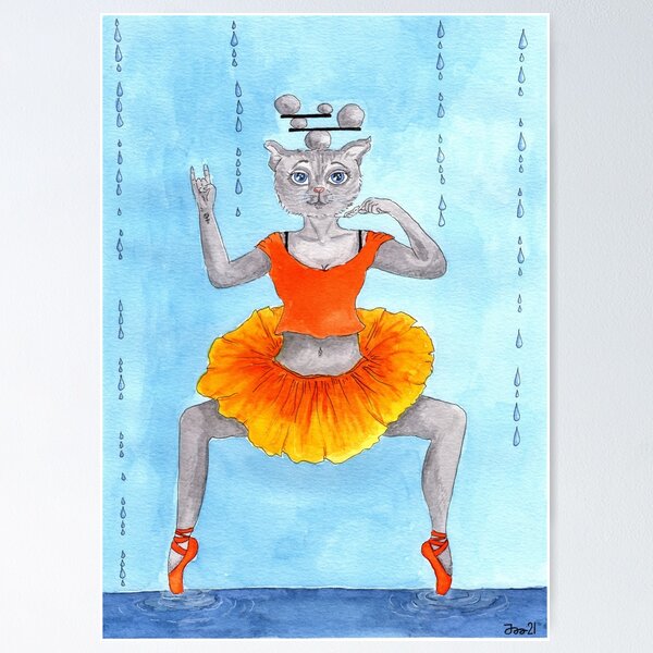 Item preview, Orange Ballerina designed and sold by Brilleting.