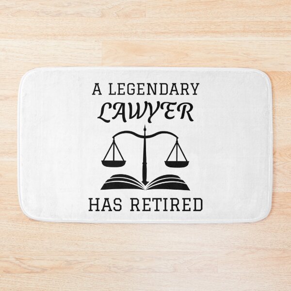 Item preview, A Legendary Lawyer Has Retired designed and sold by Studioapartment.