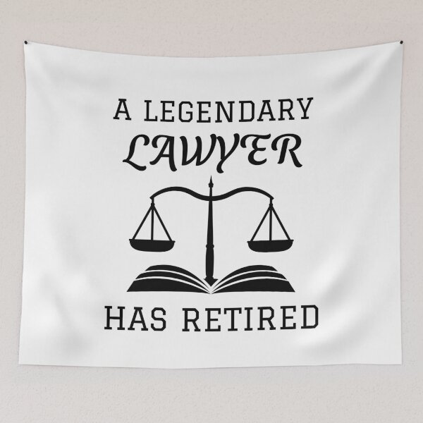 Item preview, A Legendary Lawyer Has Retired designed and sold by Studioapartment.