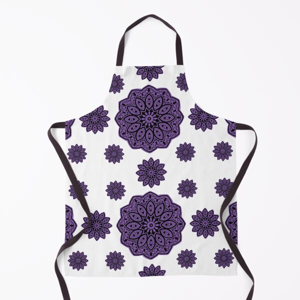 Item preview, Solid Black and Purple Mandala Design designed and sold by Moved2Create.