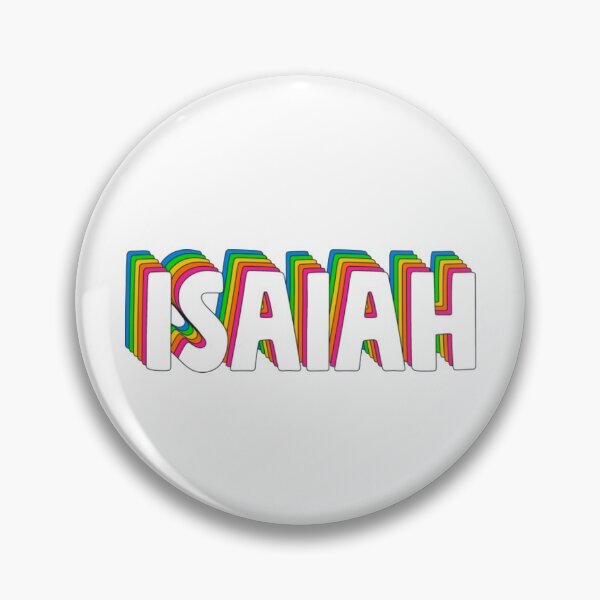 Item preview, Isaiah T-ShirtHello My Name Is Isaiah Rainbow Name Tag  designed and sold by Daisyshopp.