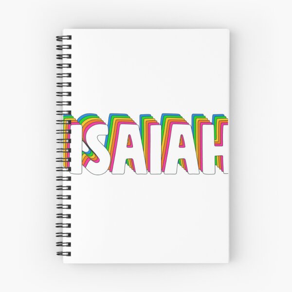 Item preview, Isaiah T-ShirtHello My Name Is Isaiah Rainbow Name Tag  designed and sold by Daisyshopp.