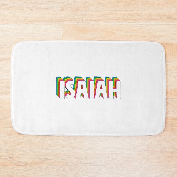 Item preview, Isaiah T-ShirtHello My Name Is Isaiah Rainbow Name Tag  designed and sold by Daisyshopp.