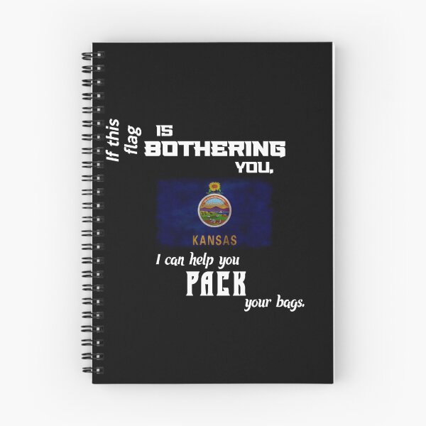 Item preview, Kansan flag - pack your bags designed and sold by 2Girls1Shirt.