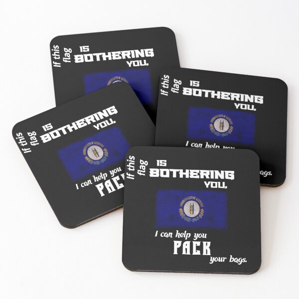 Item preview, Kentuckian flag - pack your bags designed and sold by 2Girls1Shirt.