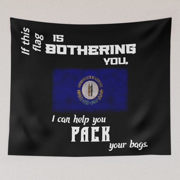 Item preview, Kentuckian flag - pack your bags designed and sold by 2Girls1Shirt.