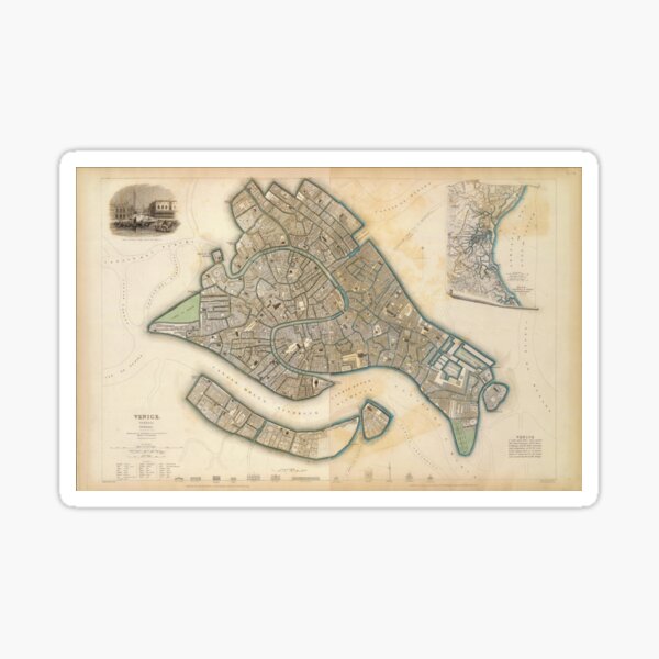 Item preview, Venice Map designed and sold by Teo Toro.