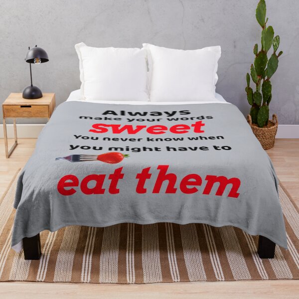 Item preview, Make Your Words Sweet - Funny Inspirational Quotes designed and sold by FreedomUniverse.