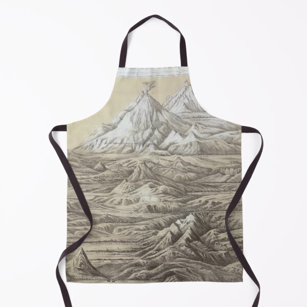 Item preview, Old Peru Mountains Map (1865) Vintage Peruvian Topography Atlas designed and sold by BravuraMedia.
