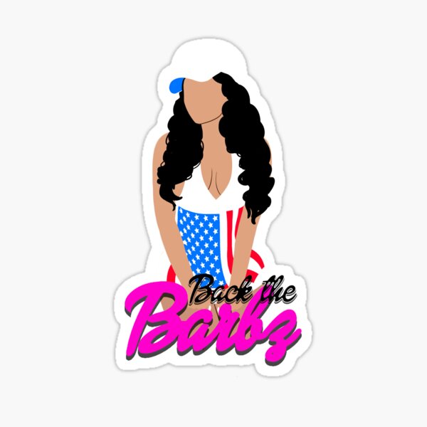 "Back The Barbz USA Ver" Sticker For Sale By Sodivm | Redbubble