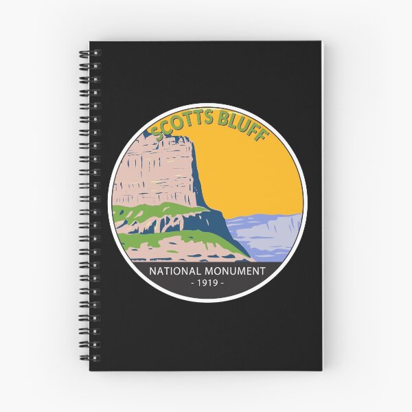 Item preview, Scotts Bluff National Monument Nebraska Circle designed and sold by KrisSidDesigns.
