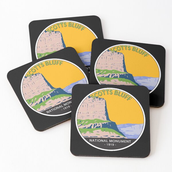 Item preview, Scotts Bluff National Monument Nebraska Circle designed and sold by KrisSidDesigns.